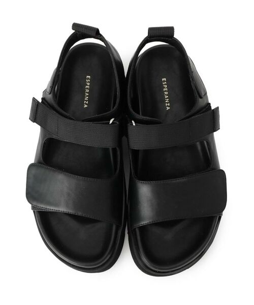 ESPERANZA / エスペランサ サンダル | ダブルベルト厚底サンダル | 詳細10