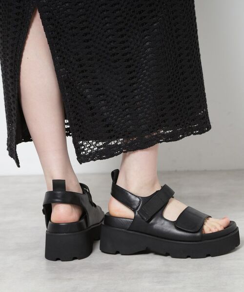 ESPERANZA / エスペランサ サンダル | ダブルベルト厚底サンダル | 詳細4