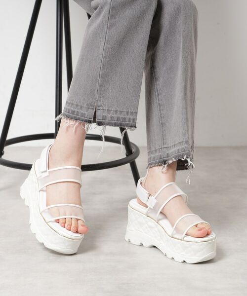 ESPERANZA / エスペランサ サンダル | キルティング厚底スポサン | 詳細13