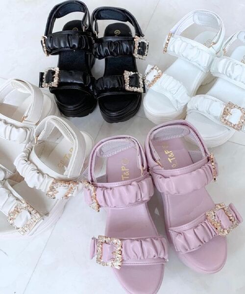 ESPERANZA / エスペランサ サンダル | 厚底バックルサンダル | 詳細1