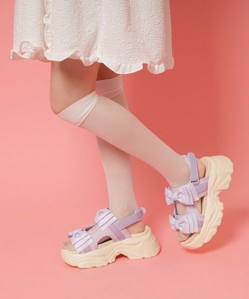 ESPERANZA / エスペランサ サンダル | 厚底ダブルリボンサンダル | 詳細16