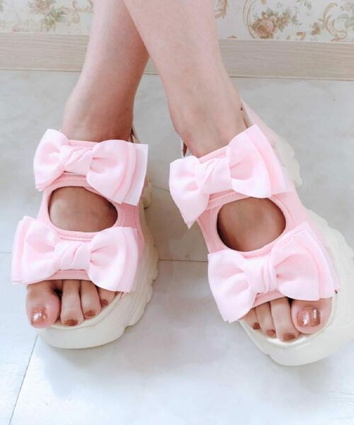 ESPERANZA / エスペランサ サンダル | 厚底ダブルリボンサンダル | 詳細3