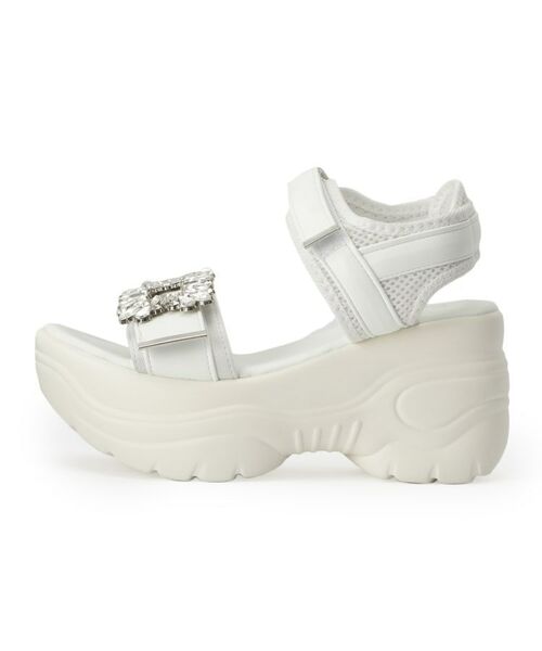 ESPERANZA / エスペランサ サンダル | 厚底ビジューバックルサンダル | 詳細11