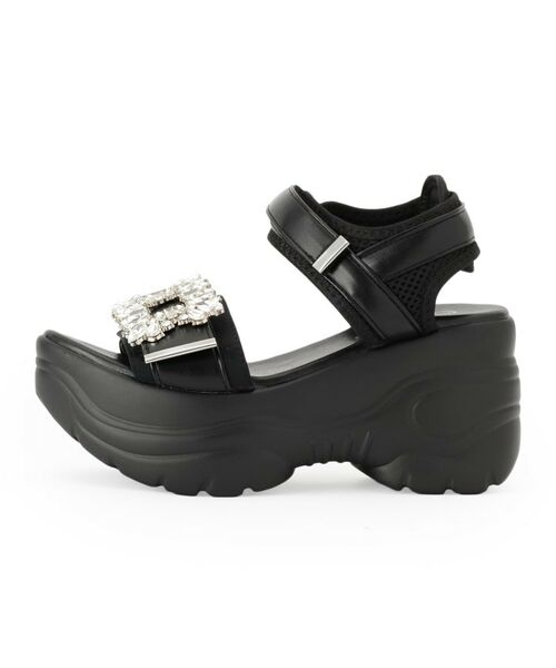 ESPERANZA / エスペランサ サンダル | 厚底ビジューバックルサンダル | 詳細2