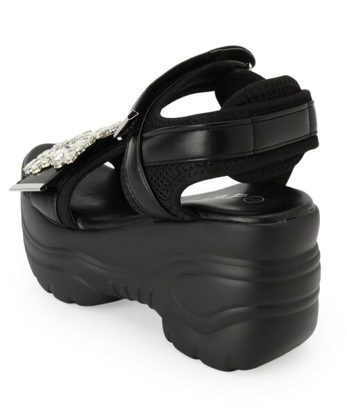 ESPERANZA / エスペランサ サンダル | 厚底ビジューバックルサンダル | 詳細6