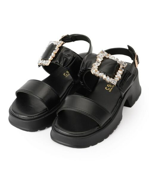 ESPERANZA / エスペランサ サンダル | バックル付きギャザーサンダル | 詳細1