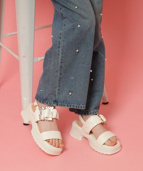 ESPERANZA / エスペランサ サンダル | バックル付きギャザーサンダル | 詳細20