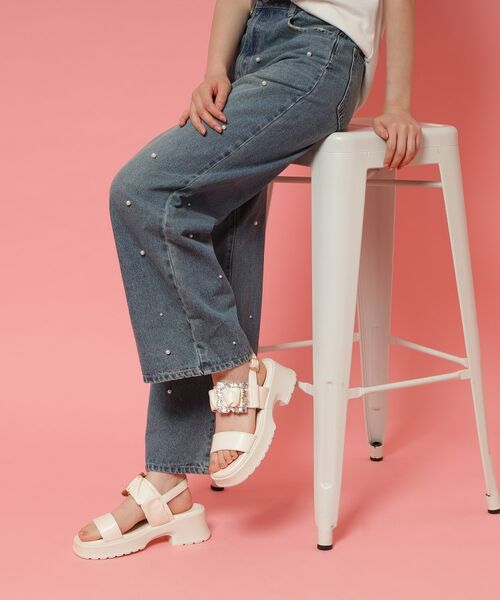 ESPERANZA / エスペランサ サンダル | バックル付きギャザーサンダル | 詳細21