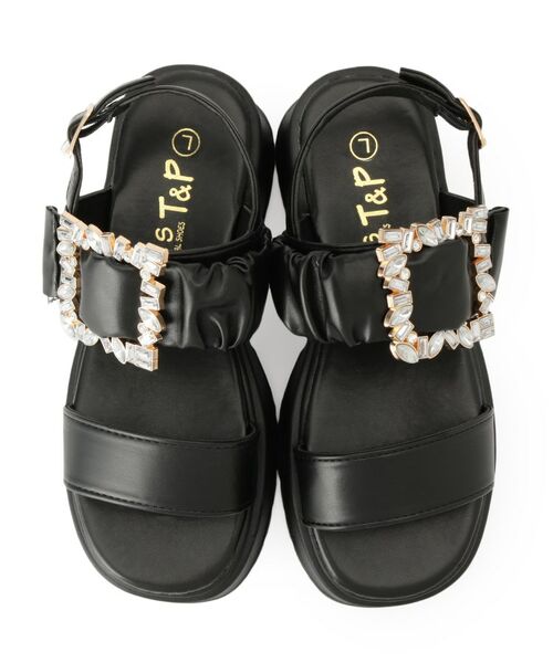 ESPERANZA / エスペランサ サンダル | バックル付きギャザーサンダル | 詳細4