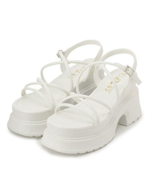 ESPERANZA / エスペランサ サンダル | クロスサンダル(ホワイト(001))