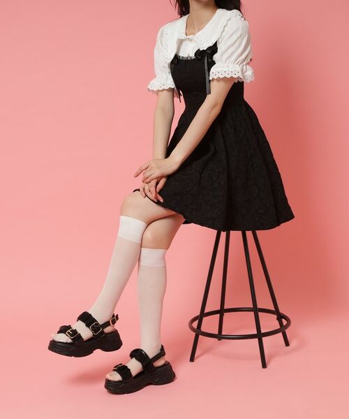 ESPERANZA / エスペランサ サンダル | ギャザーダブルベルトサンダル | 詳細11