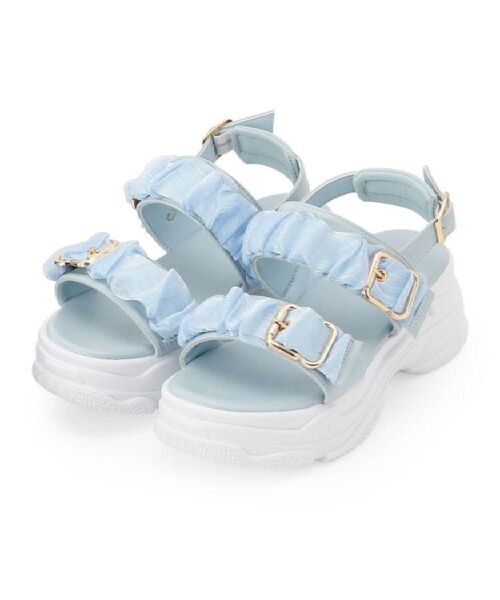 ESPERANZA / エスペランサ サンダル | ギャザーダブルベルトサンダル | 詳細28