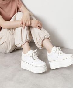 ESPERANZA / エスペランサ スニーカー | ゴールドライン厚底フラットスニーカー