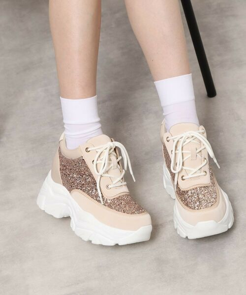 ESPERANZA/エスペランサ きゅんフィットインソールスニーカー ゴールド(007) LL(24.5cm-25.0cm) ESPERANZA/エスペランサ きゅんフィットインソールスニーカー ゴールド(007) LL(24.5cm-25.0cm)