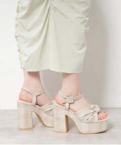 ESPERANZA / エスペランサ サンダル | 【ラク盛り／サンダル】リピーター続出／脚長美脚　ツイストリボンサンダル