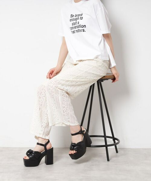 ESPERANZA / エスペランサ サンダル | 【ラク盛り/サンダル】リピーター続出/脚長美脚 ツイストリボンサンダル | 詳細24