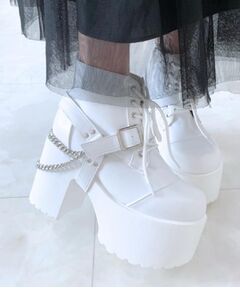 ESPERANZA / エスペランサ ブーツ（ショート丈） | ベルト取り外し可厚底ベルト付きブーツ