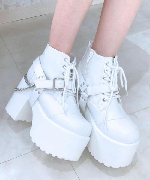 ESPERANZA / エスペランサ ブーツ（ショート丈） | ベルト取り外し可厚底ベルト付きブーツ | 詳細1