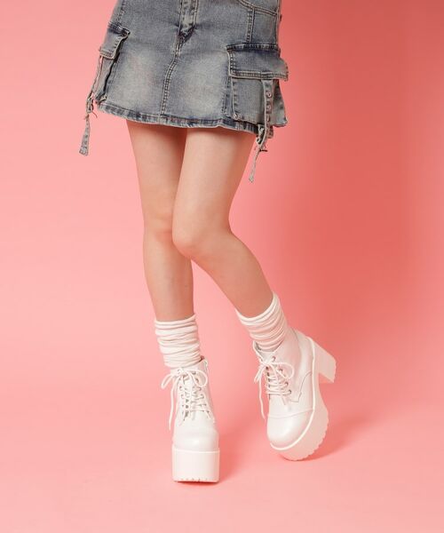 ESPERANZA / エスペランサ ブーツ（ショート丈） | ベルト取り外し可厚底ベルト付きブーツ | 詳細11