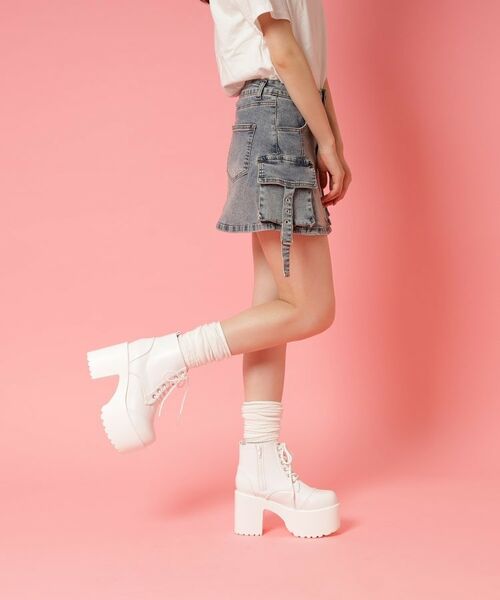 ESPERANZA / エスペランサ ブーツ（ショート丈） | ベルト取り外し可厚底ベルト付きブーツ | 詳細12