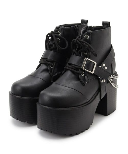 ESPERANZA / エスペランサ ブーツ（ショート丈） | ベルト取り外し可厚底ベルト付きブーツ | 詳細16