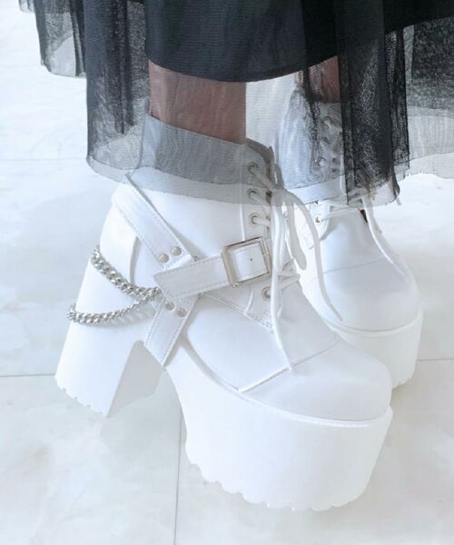 ESPERANZA / エスペランサ ブーツ（ショート丈） | ベルト取り外し可厚底ベルト付きブーツ | 詳細2