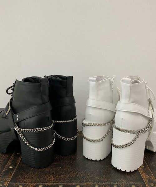 ESPERANZA / エスペランサ ブーツ（ショート丈） | ベルト取り外し可厚底ベルト付きブーツ | 詳細7