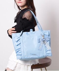 ESPERANZA / エスペランサ トートバッグ | フリルリボントートバッグ