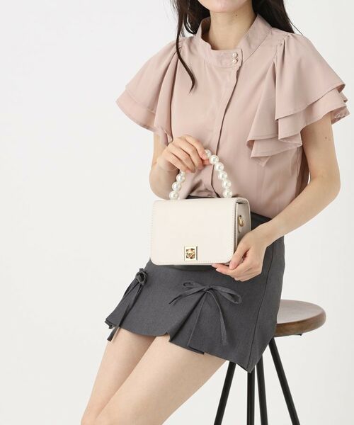 ESPERANZA / エスペランサ ショルダーバッグ | パール調2WAYショルダーバッグ | 詳細11