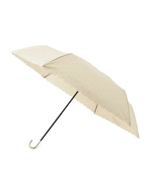 ESPERANZA / エスペランサ 傘 | ドットグリッターヒートカットミニ傘/折りたたみ傘(ベージュ(052))