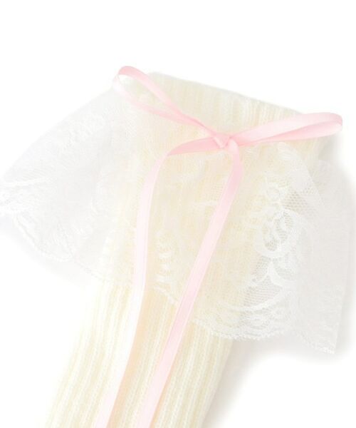 ESPERANZA / エスペランサ 服飾雑貨 | バレエコアリボン付きレッグカバー | 詳細3