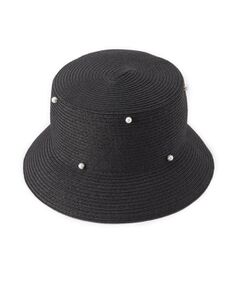 ESPERANZA / エスペランサ ハット | 【接触冷感テープ使用】フェイクパールペーパーベルハット