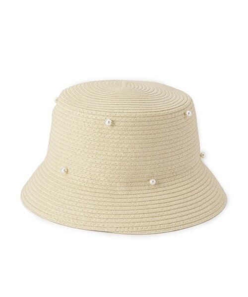 ESPERANZA / エスペランサ ハット | 【接触冷感テープ使用】フェイクパールペーパーベルハット | 詳細2