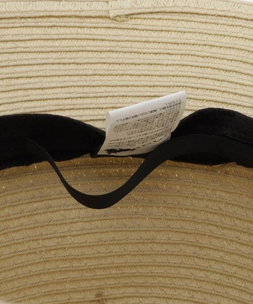 ESPERANZA / エスペランサ ハット | 【接触冷感テープ使用】フェイクパールペーパーベルハット | 詳細7