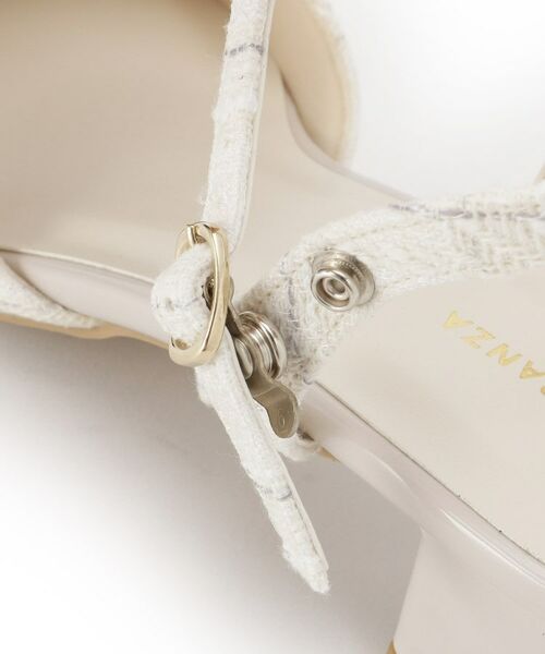 ESPERANZA / エスペランサ サンダル | エナメル×ツイードストラップパンプス | 詳細10