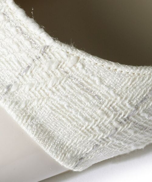 ESPERANZA / エスペランサ サンダル | エナメル×ツイードストラップパンプス | 詳細11