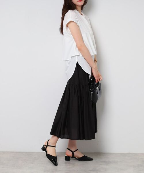 ESPERANZA / エスペランサ サンダル | エナメル×ツイードストラップパンプス | 詳細18