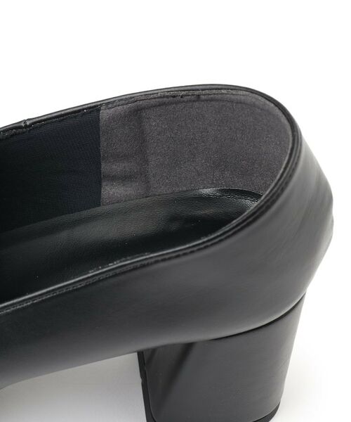 ESPERANZA / エスペランサ パンプス | スクエアブロックヒールベルトローファー レイン対応 | 詳細11