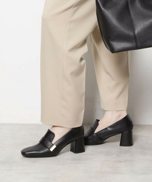 ESPERANZA / エスペランサ パンプス | スクエアブロックヒールベルトローファー レイン対応 | 詳細18