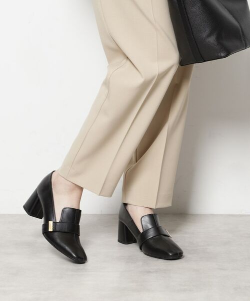ESPERANZA / エスペランサ パンプス | スクエアブロックヒールベルトローファー レイン対応 | 詳細19