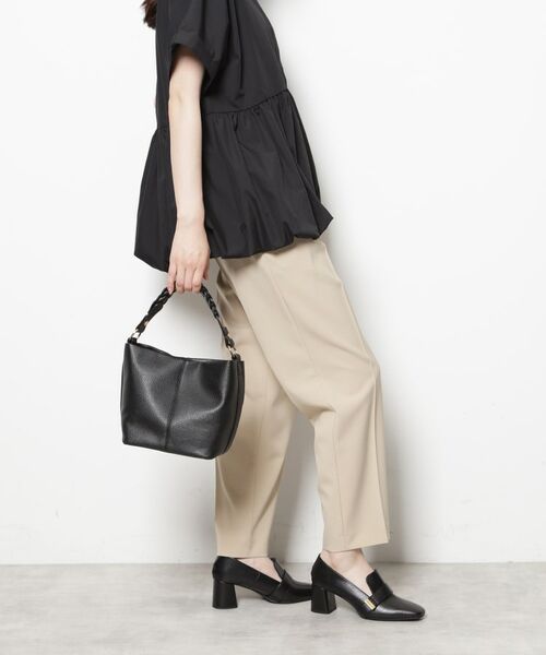 ESPERANZA / エスペランサ パンプス | スクエアブロックヒールベルトローファー レイン対応 | 詳細20