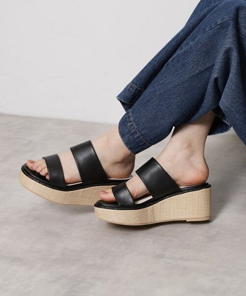 ESPERANZA / エスペランサ サンダル | ラメラインウェッジミュール | 詳細2