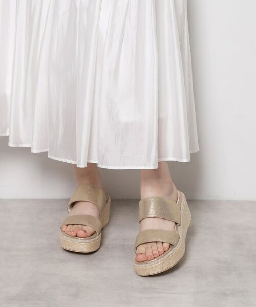 ESPERANZA / エスペランサ サンダル | ラメラインウェッジミュール | 詳細5