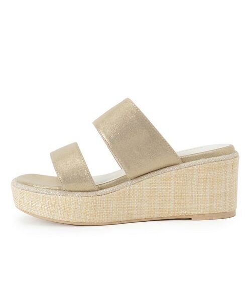 ESPERANZA / エスペランサ サンダル | ラメラインウェッジミュール | 詳細9