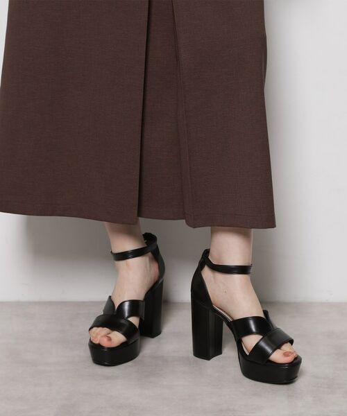 ESPERANZA / エスペランサ サンダル | ネックベルトチャンキーヒールサンダル | 詳細13