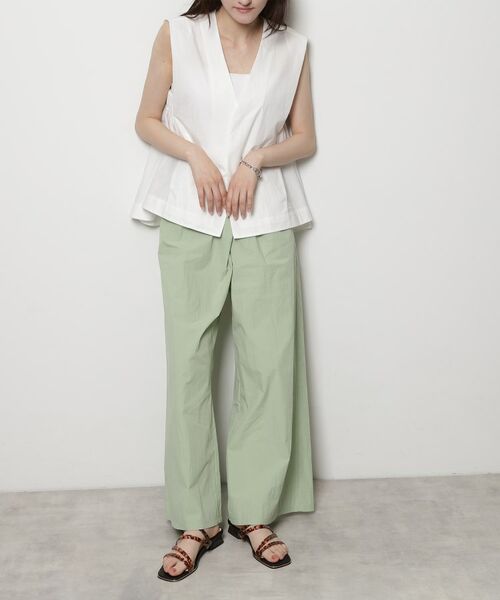 ESPERANZA / エスペランサ サンダル | スクエアトゥクリアフラットヒールミュール | 詳細14