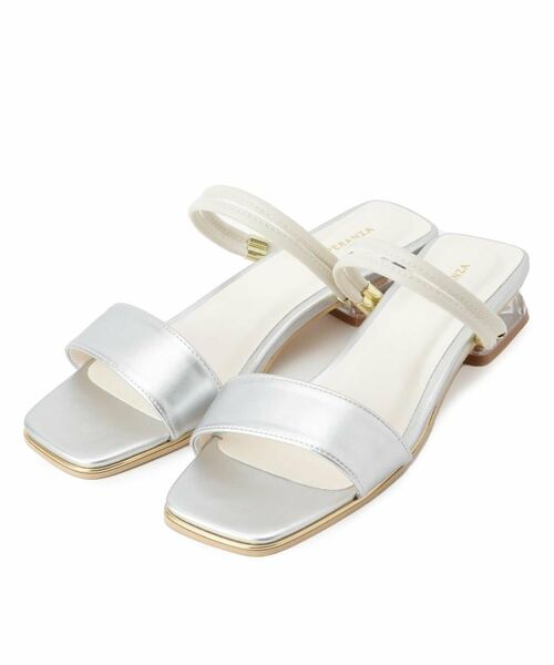 ESPERANZA / エスペランサ サンダル | スクエアトゥクリアローヒールサンダル | 詳細12