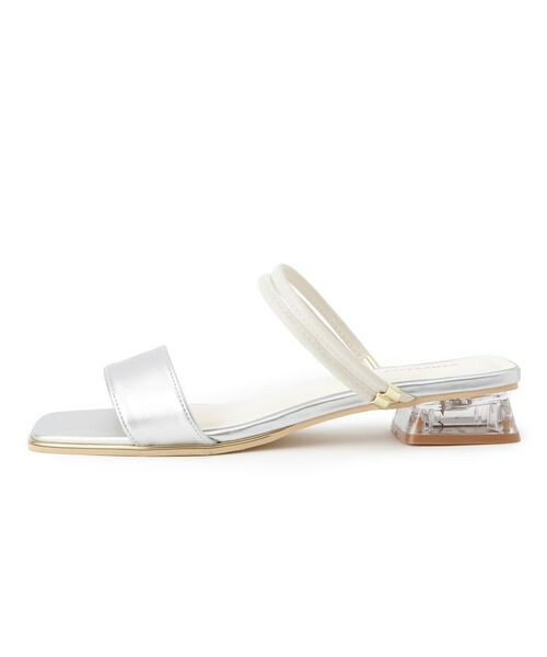 ESPERANZA / エスペランサ サンダル | スクエアトゥクリアローヒールサンダル | 詳細13