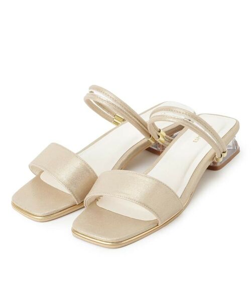 ESPERANZA / エスペランサ サンダル | スクエアトゥクリアローヒールサンダル | 詳細14