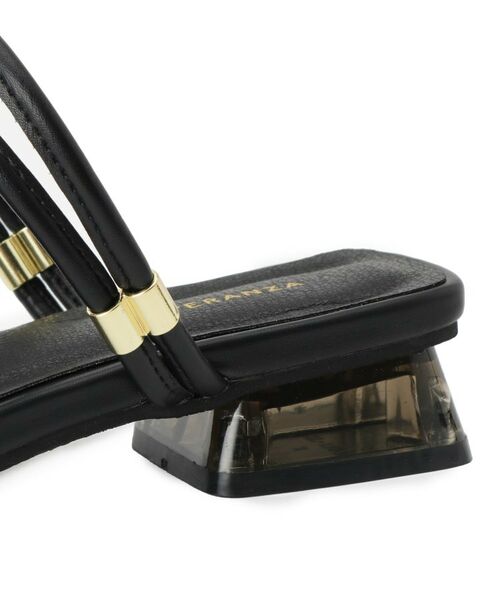 ESPERANZA / エスペランサ サンダル | スクエアトゥクリアローヒールサンダル | 詳細6